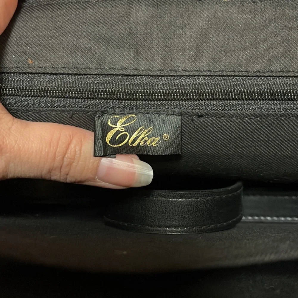 Elka Vintage Woven Briefcase
